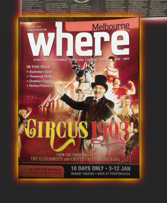 Magazine WHERE, Melbourne / Australia, Issue from January 2017