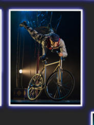 FLORIAN BLMMEL - THE CYCLING CYCLONE at CIRCUS 1903 - THE GOLDEN AGE OF CIRCUS     -     Photo:  Sbastien Assoignons
