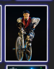FLORIAN BLMMEL - THE CYCLING CYCLONE at CIRCUS 1903 - THE GOLDEN AGE OF CIRCUS     -     Photo:  Sbastien Assoignons