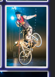 FLORIAN BLMMEL - THE CYCLING CYCLONE at CIRCUS 1903 - THE GOLDEN AGE OF CIRCUS     -     Photo:  Mark Turner