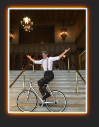  FLORIAN BLMMEL - THE CYCLING CYCLONE at CIRCUS 1903 - THE GOLDEN AGE OF CIRCUS performing in Melbourne, Australia, at the famous REGENT THEATER