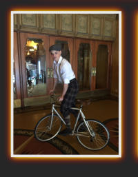  FLORIAN BLMMEL - THE CYCLING CYCLONE at CIRCUS 1903 - THE GOLDEN AGE OF CIRCUS performing in Melbourne, Australia, at the famous REGENT THEATER