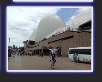  FLORIAN BLMMEL - THE CYCLING CYCLONE at CIRCUS 1903 - THE GOLDEN AGE OF CIRCUS performing in Sydney, Australia, at the famous SYDNEY OPERA HOUSE