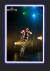 FLORIAN BLMMEL - THE CYCLING CYCLONE at CIRCUS 1903 - THE GOLDEN AGE OF CIRCUS     -     Photo:  Mark Turner